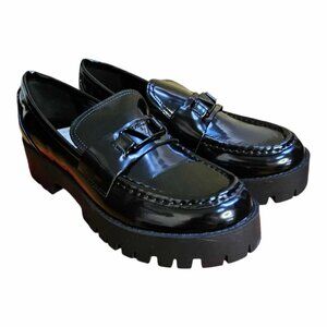 Guess At Last Chunky Platform Loafers Size 9.5M